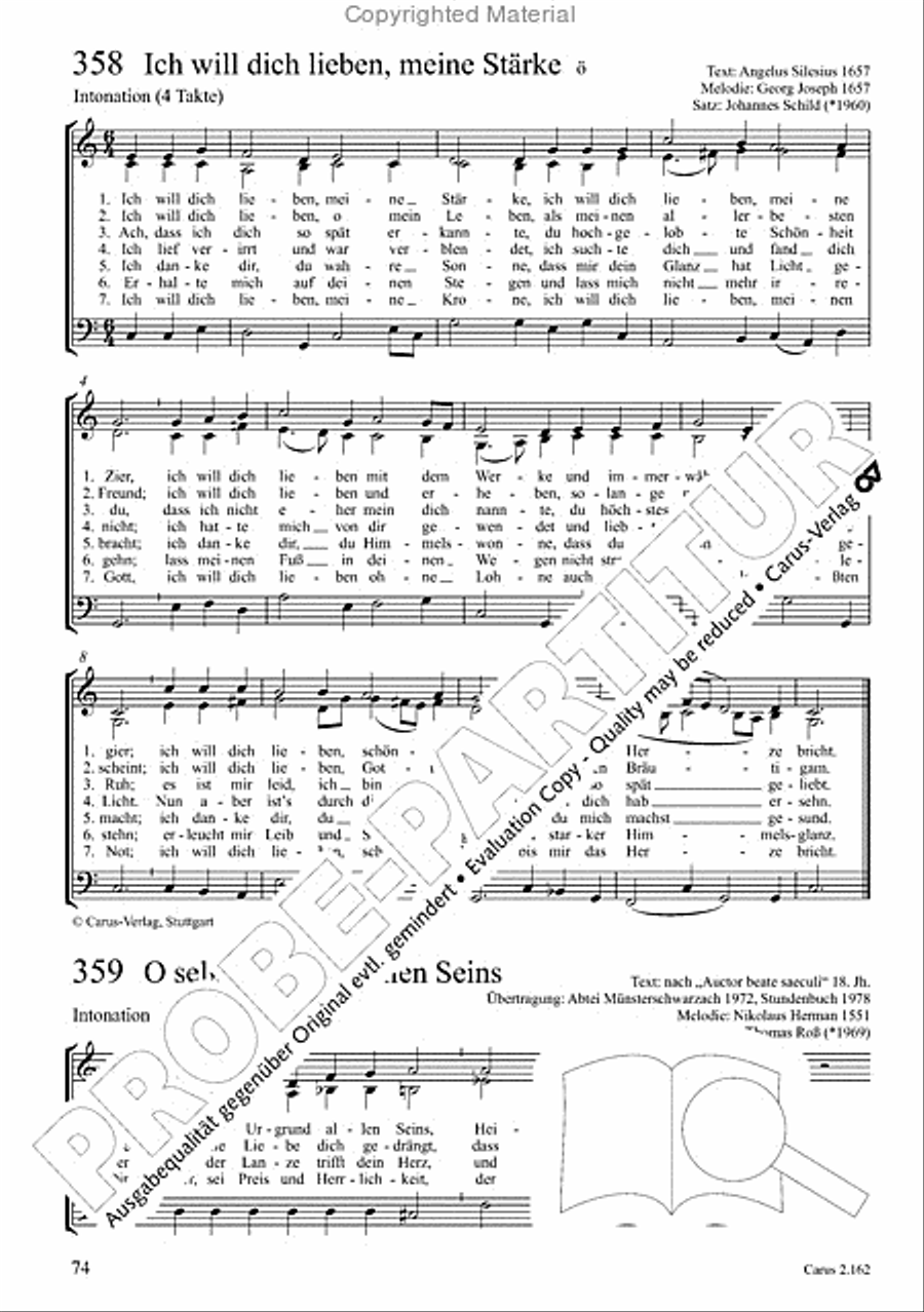 Chorbuch Gotteslob SAM 3-Part scores gallery preview page 75