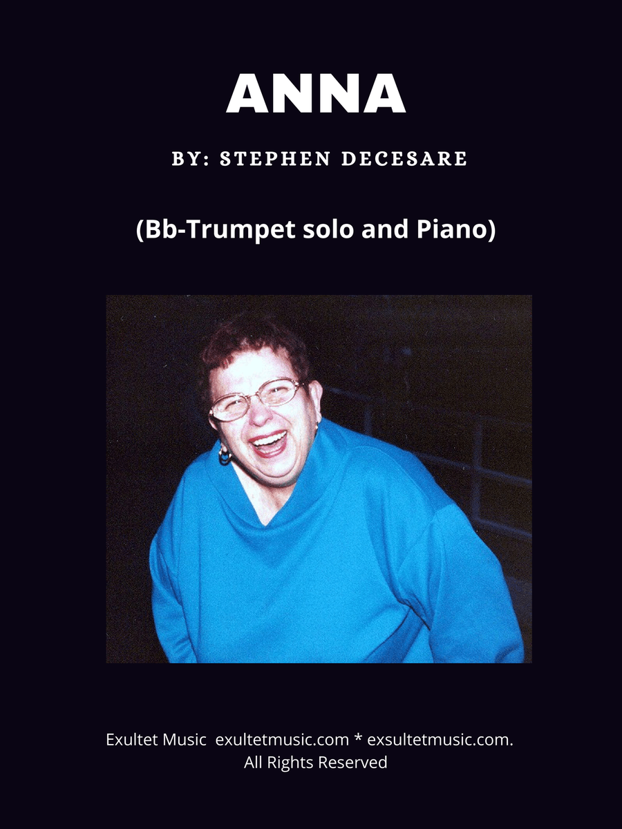 Anna (Bb-Trumpet solo and Piano) Trumpet Solo scores gallery preview page 1