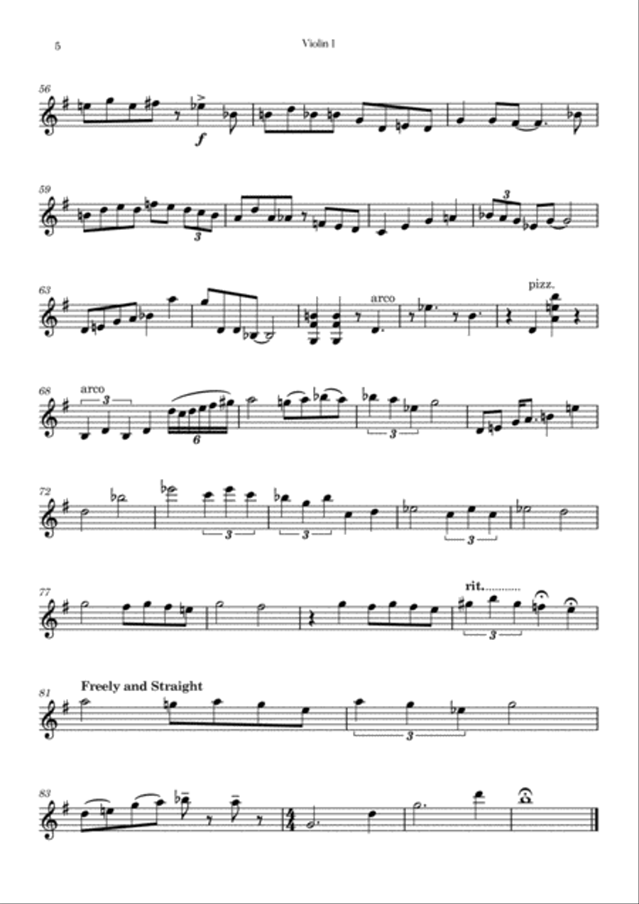 Dream A Little Dream Of Me String Quartet scores gallery preview page 5