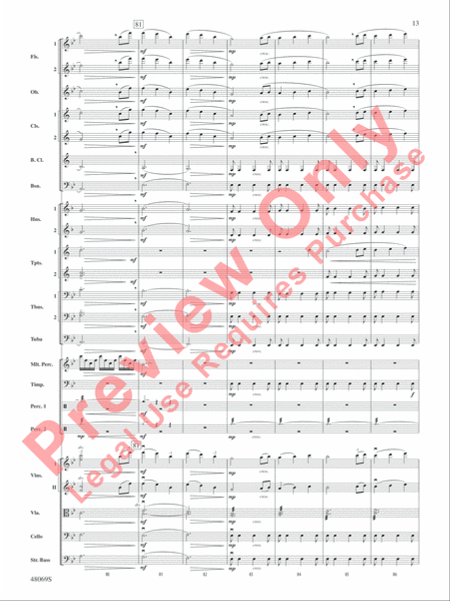 Nostalgia Full Orchestra scores gallery preview page 14