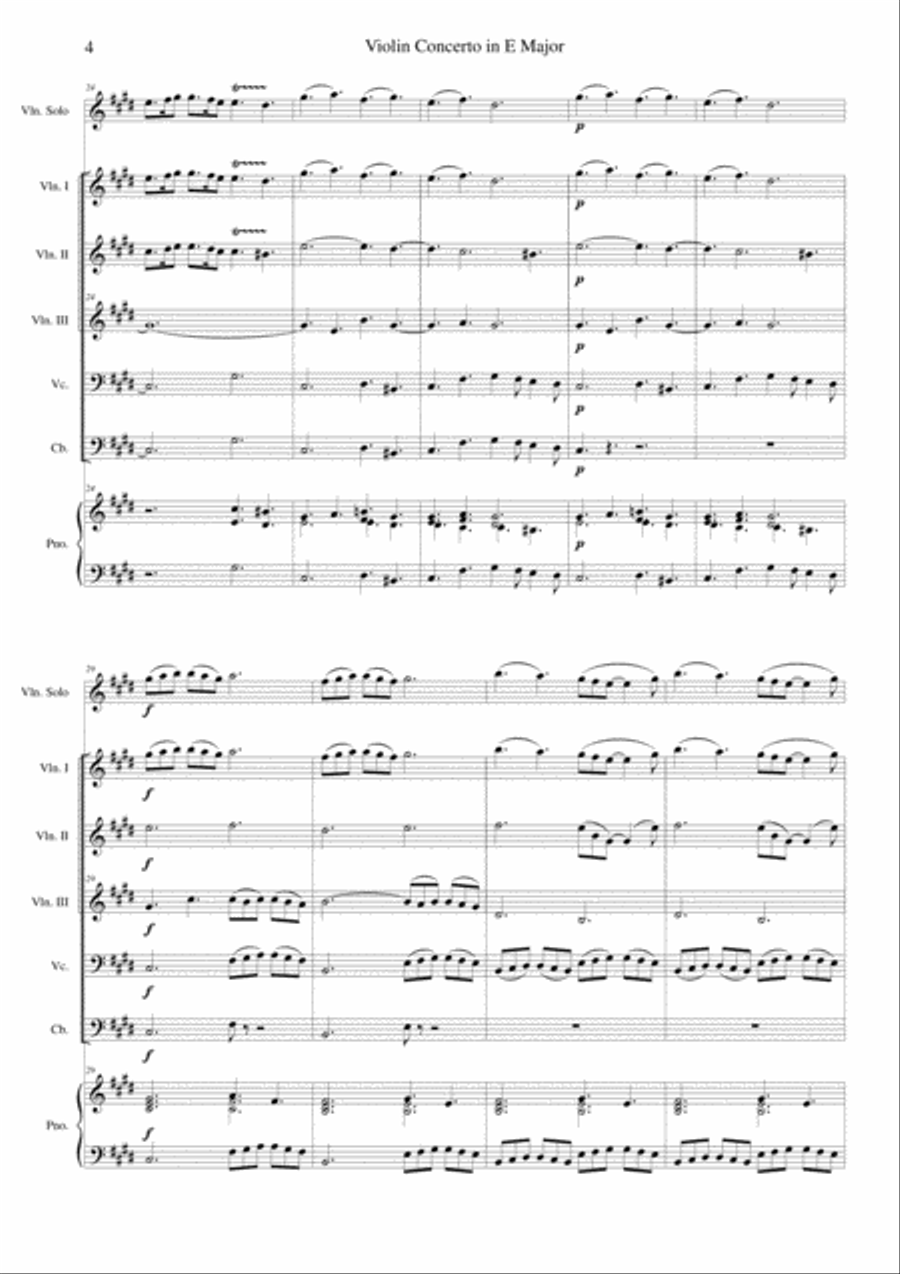 The Four Seasons - Spring 3rd Movement Chamber Music scores gallery preview page 4
