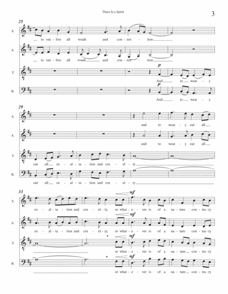 THERE IS A SPIRIT for SATB Choir a Capella, Poem by James Nayler (2021 Revision) image number null
