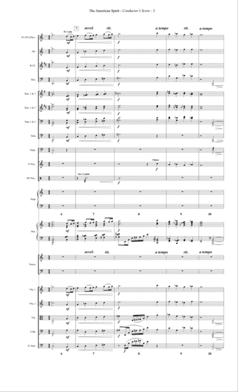 The American Spirit - Score Choir scores gallery preview page 2