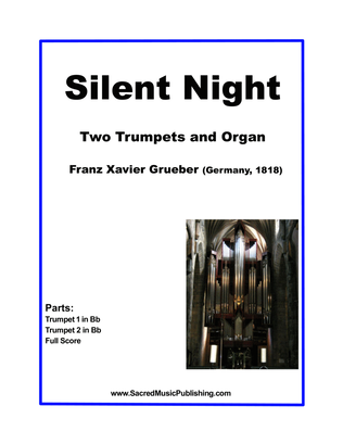 Silent Night - Two Trumpets and Organ