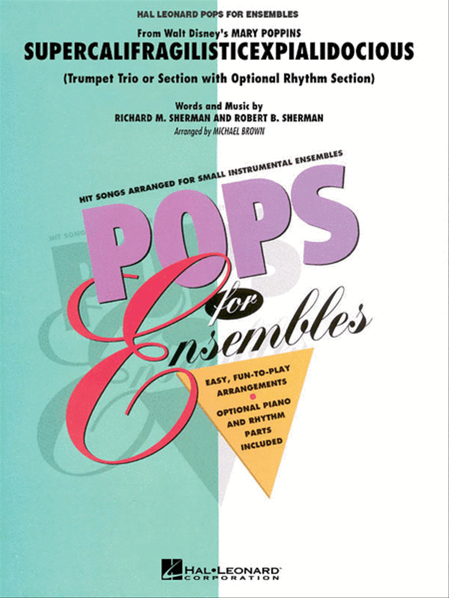 Supercalifragilisticexpialidocious Trumpet scores gallery preview page 1