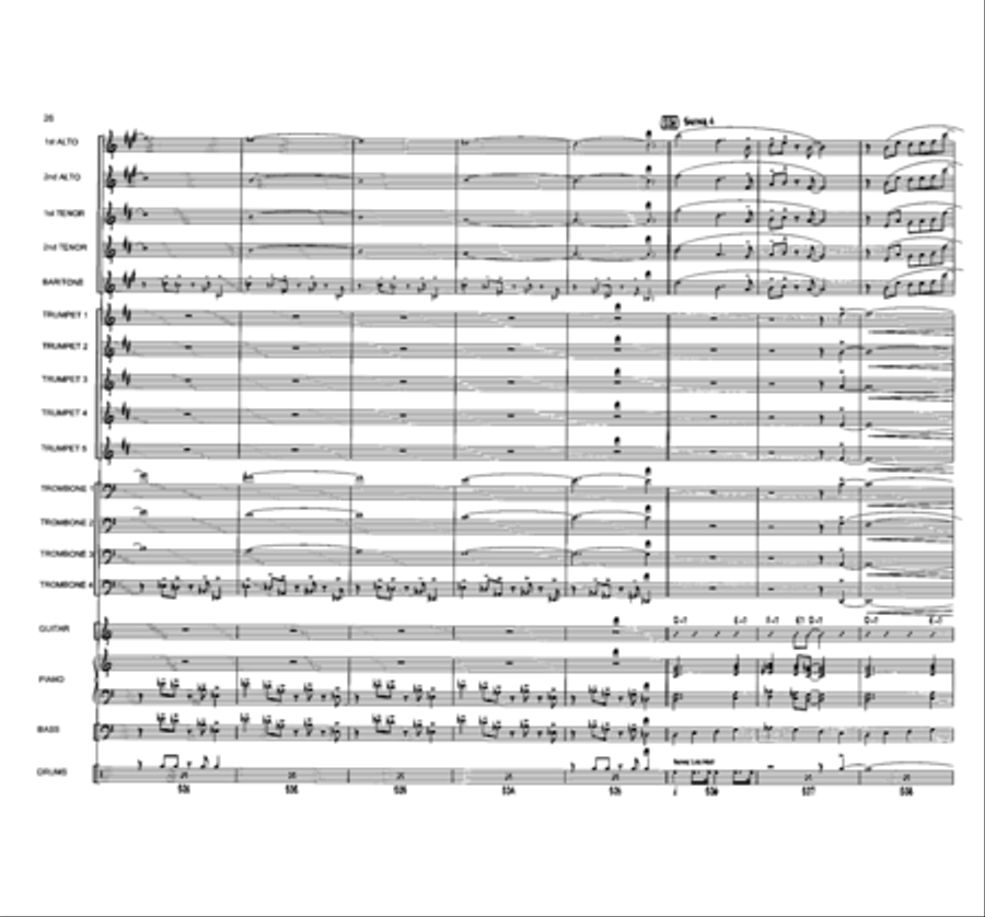 Northern Encounter Jazz Ensemble scores gallery preview page 27