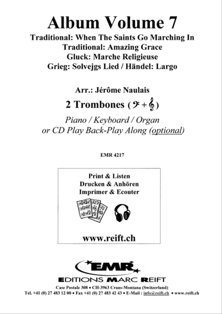 Album Volume 7 Trombone Duet scores gallery preview page 2