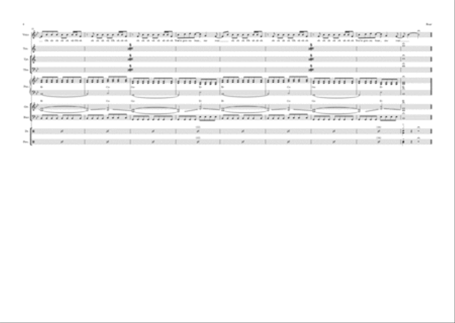 Roar Tenor Saxophone scores gallery preview page 4