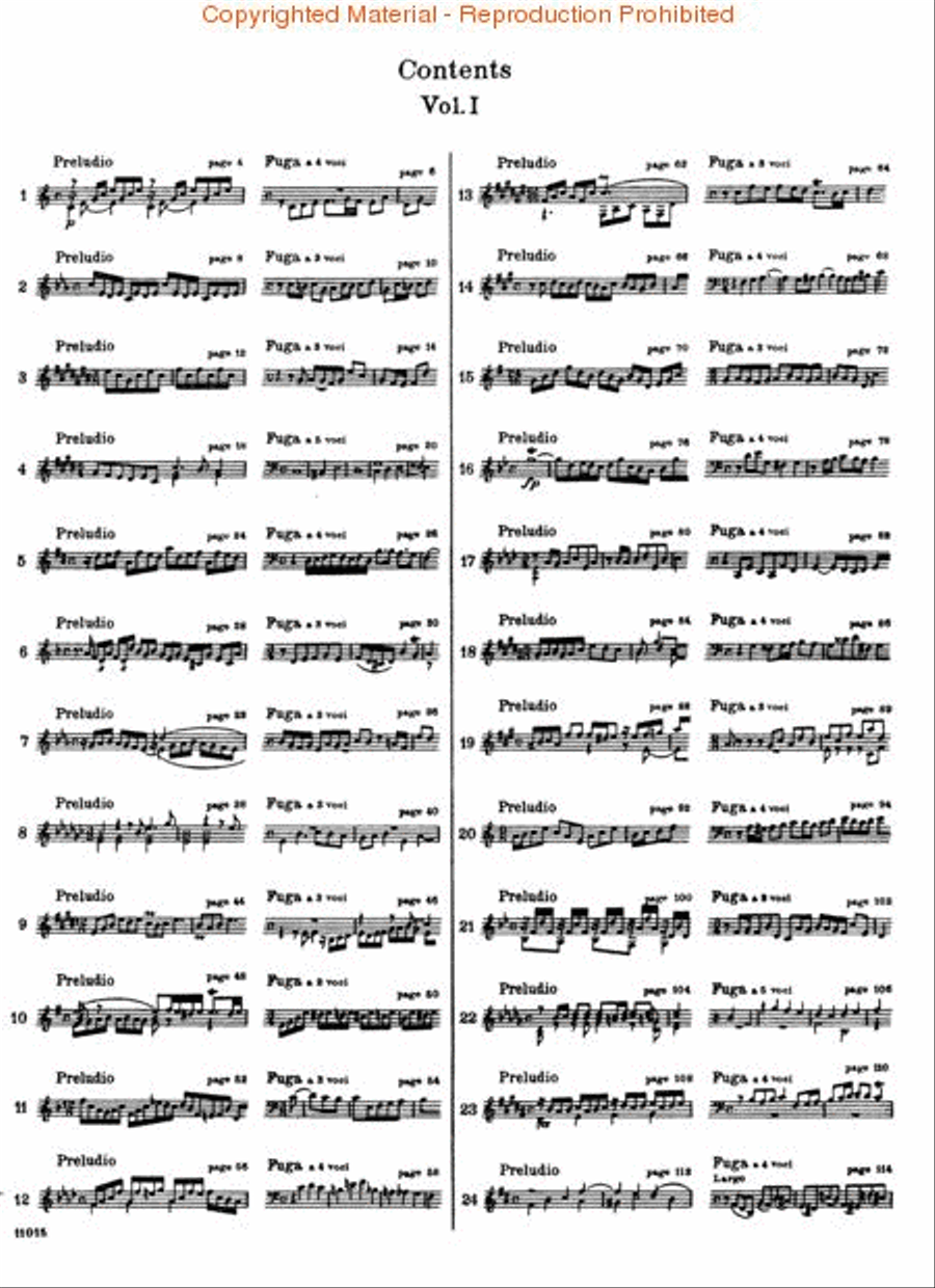 Well Tempered Clavier – Book 1 Piano Solo scores gallery preview page 2