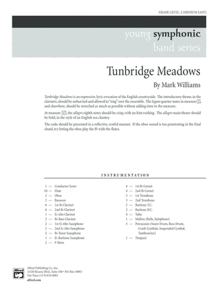 Tunbridge Meadows: Score