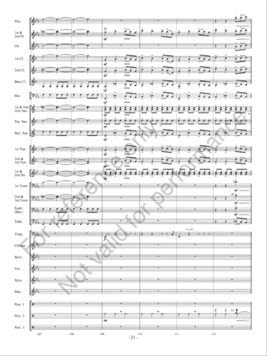 Sunscapes Sunscapes Concert Band scores gallery preview page 22