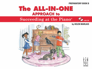 Book cover for The All-in-One Approach to Succeeding at the Piano, Preparatory Book B