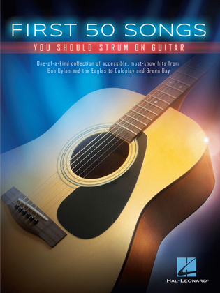 Book cover for First 50 Songs You Should Strum on Guitar