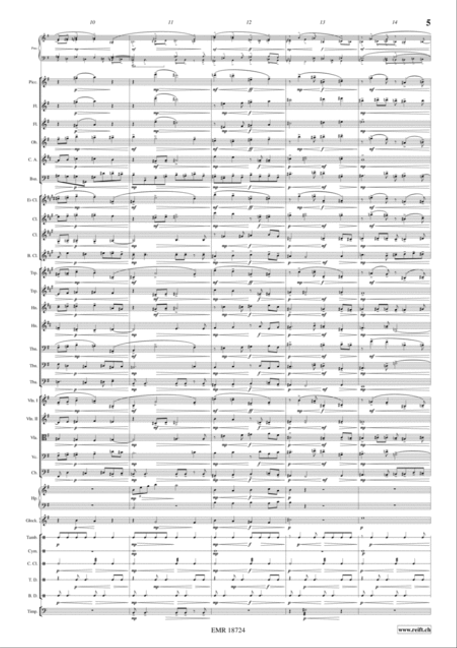 Elegy Elegy Orchestra scores gallery preview page 5
