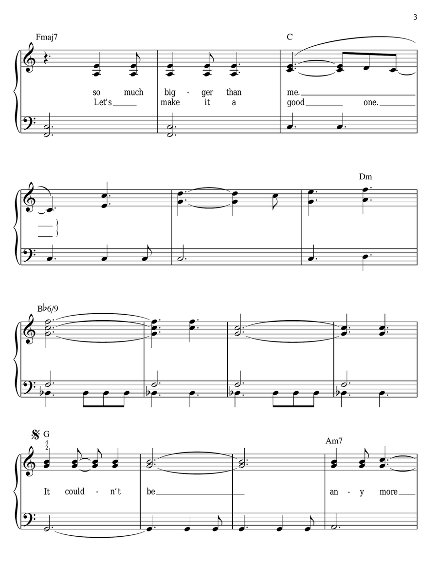 Can't Take It In Easy Piano scores gallery preview page 3
