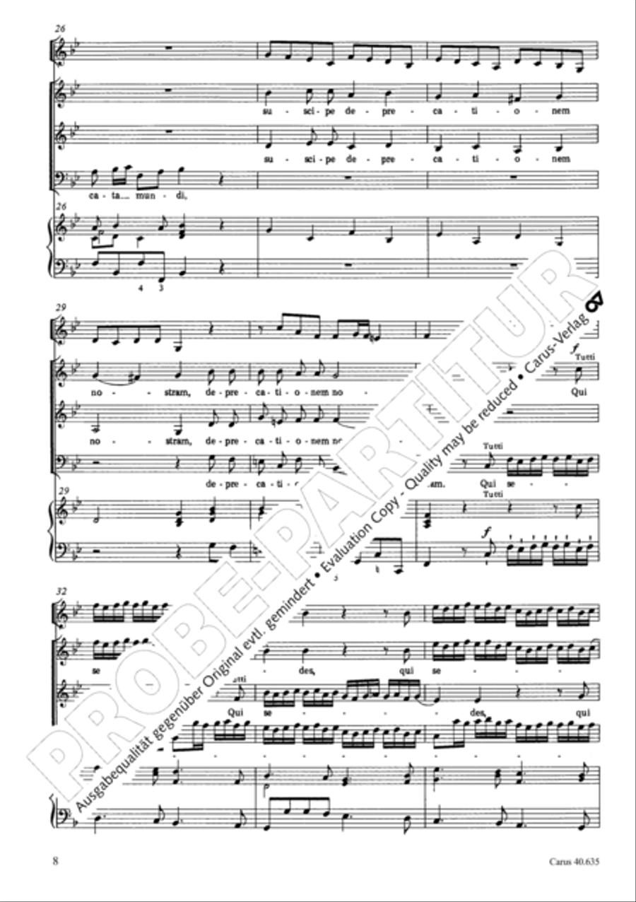 Missa civilis in B Missa civilis in B 3-Part scores gallery preview page 17