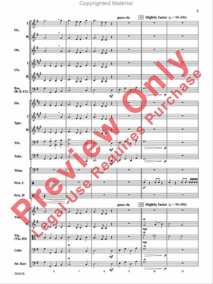 Freedom Finale Full Orchestra scores gallery preview page 4