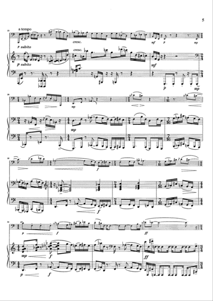 Sonata Trombone scores gallery preview page 6