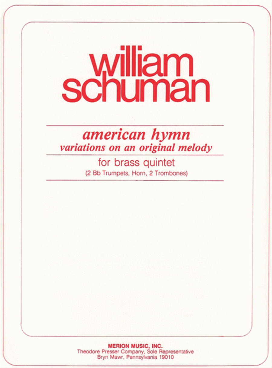 American Hymn Chamber Music scores gallery preview page 1