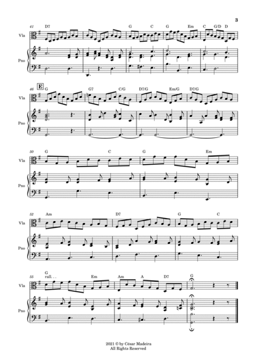 Jesu, Joy of Man's Desiring - Viola and Piano (Full Score and Parts) image number null