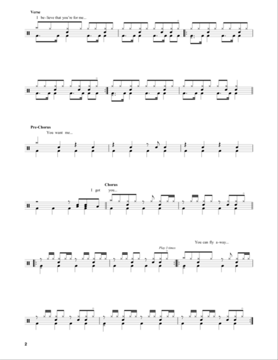 Levitating Drum Set scores gallery preview page 2