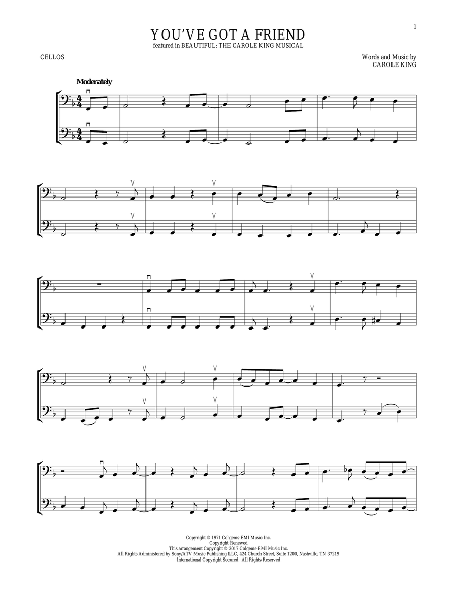 You've Got A Friend (from Beautiful: The Carole King Musical)