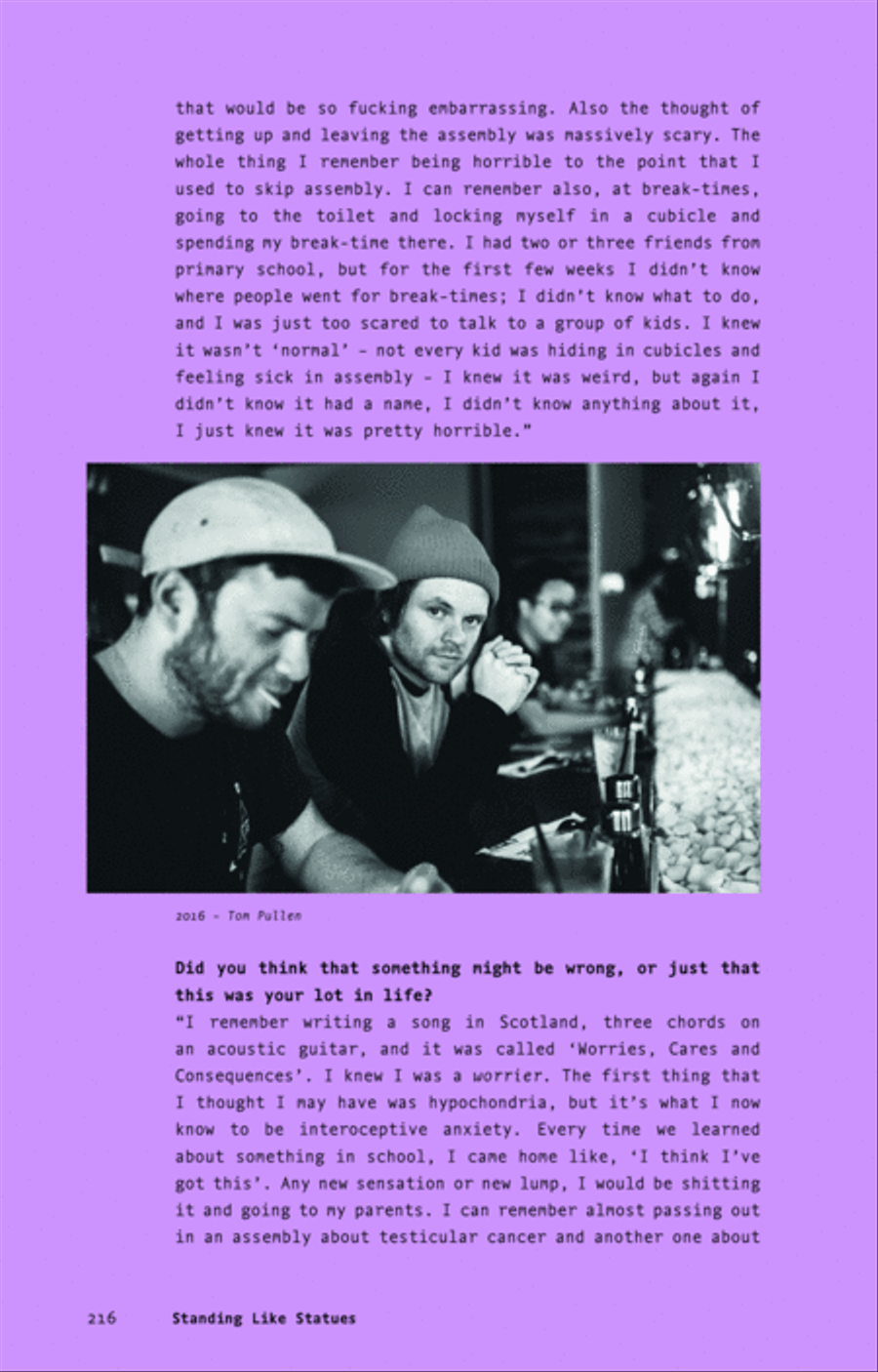 Standing Like Statues -- The Enter Shikari Authorised Biography Collection / Songbook scores gallery preview page 5