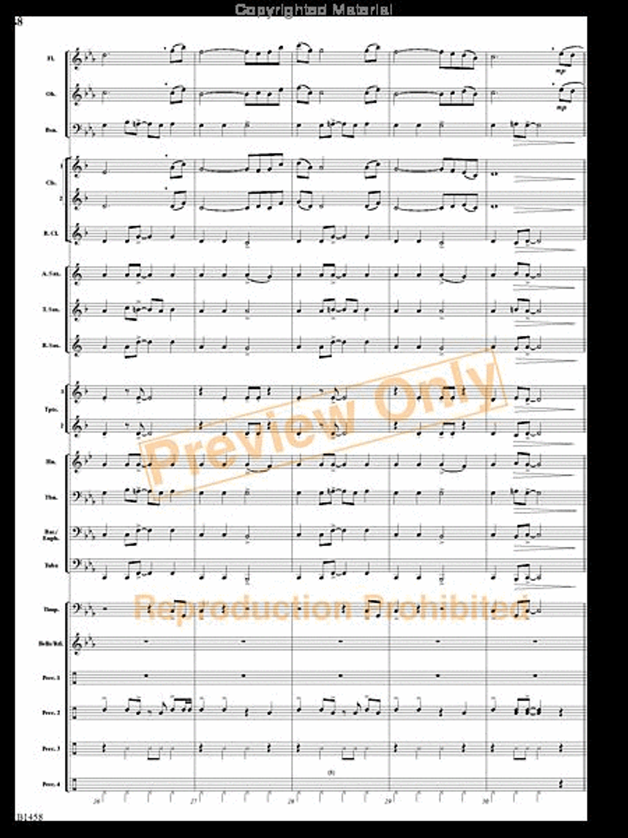 Stone Serpent Mound Concert Band scores gallery preview page 7