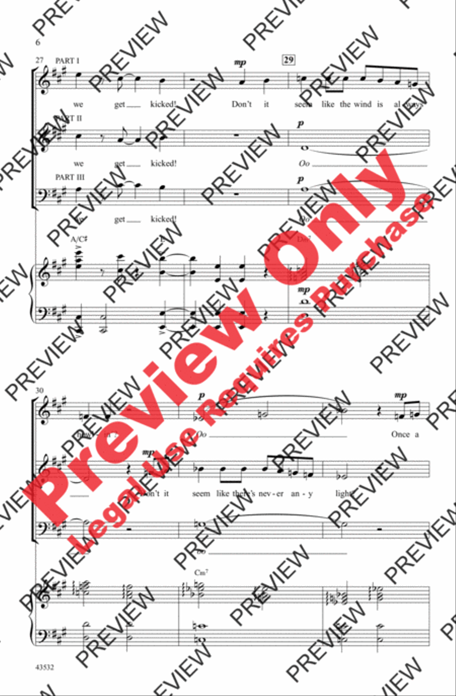It's the Hard-Knock Life It's the Hard-Knock Life 3-Part scores gallery preview page 6