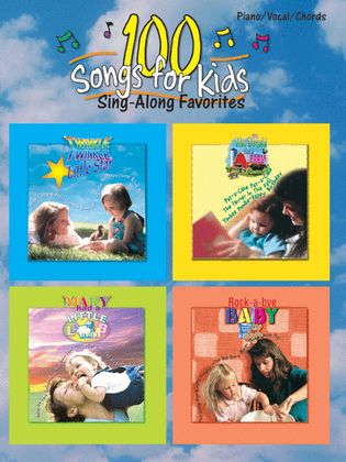Book cover for 100 Songs for Kids (Sing-Along Favorites)