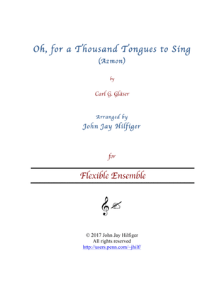 Book cover for Oh, for a Thousand Tongues to Sing