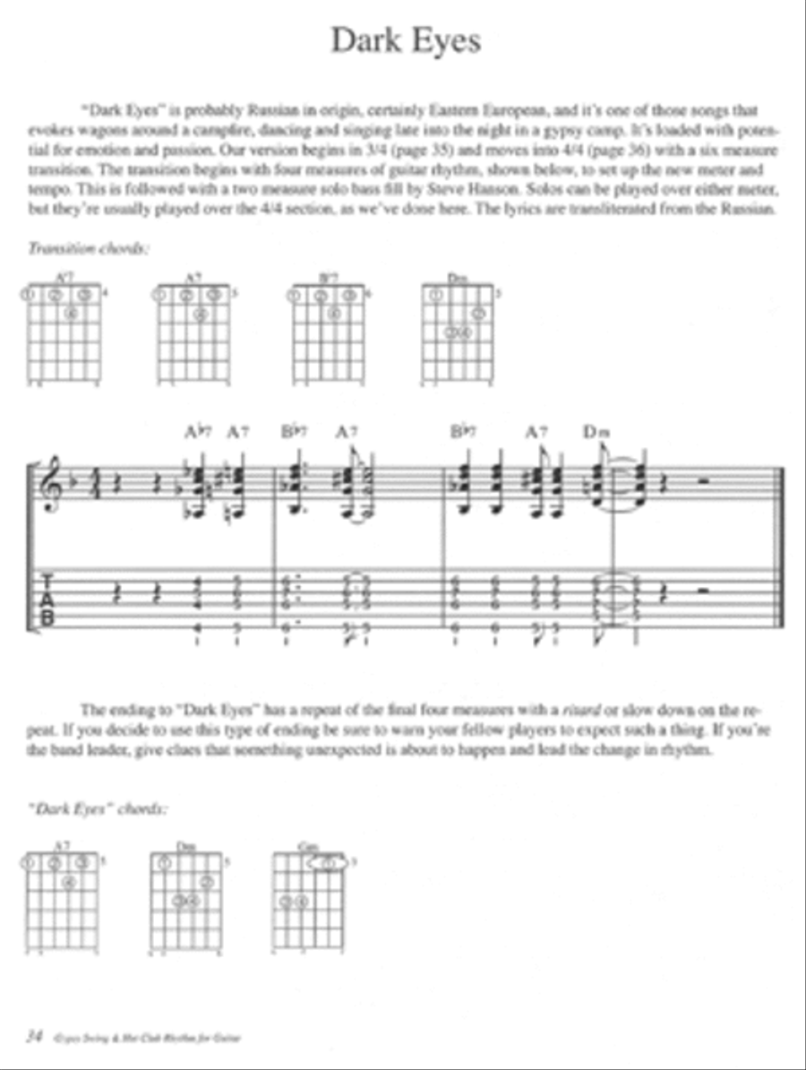 Gypsy Swing & Hot Club Rhythm for Guitar Electric Guitar scores gallery preview page 3