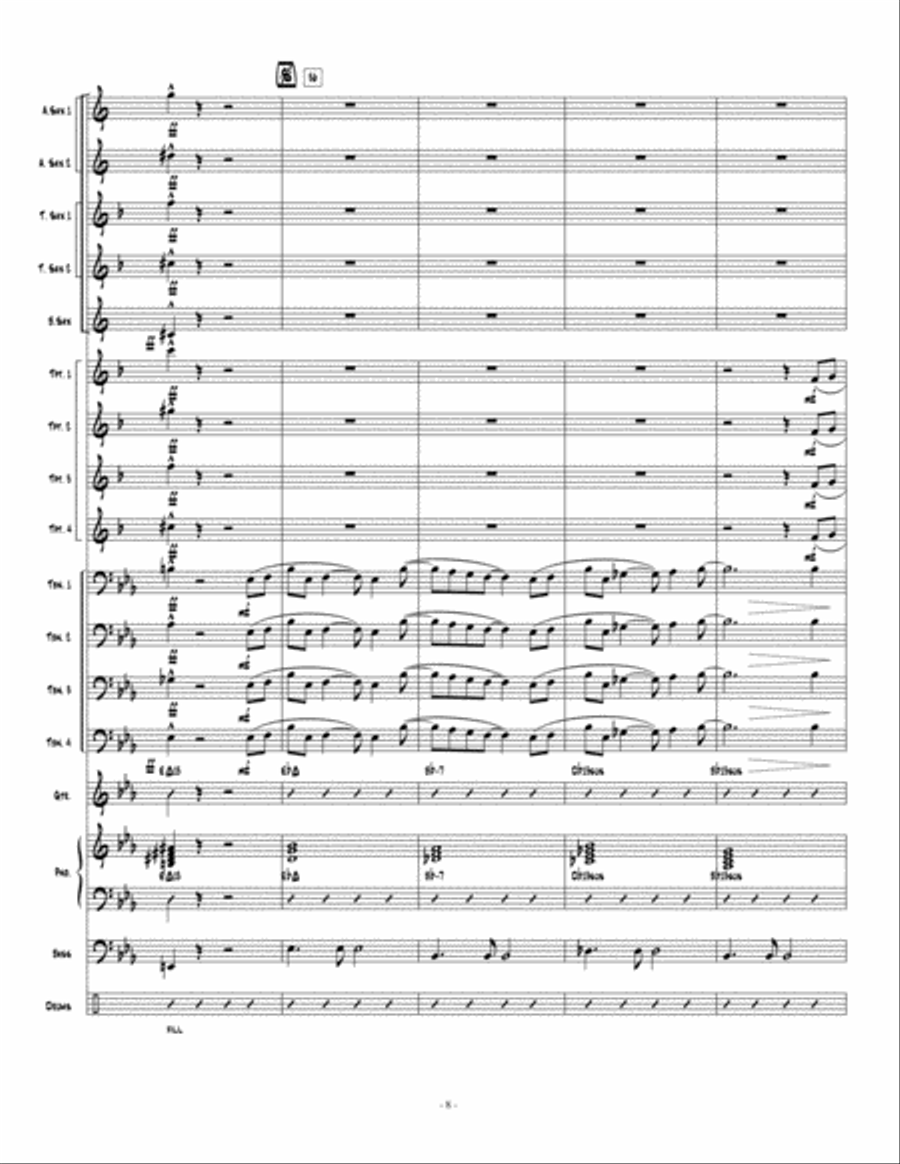 Speed Shift Speed Shift Jazz Ensemble scores gallery preview page 9