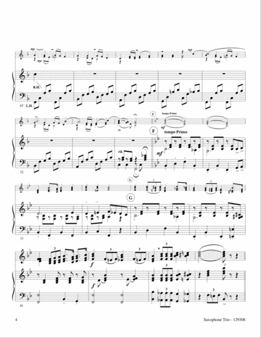 Leaning On The Everlasting Arms Woodwind Trio scores gallery preview page 4