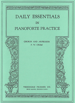 Book cover for Daily Essentials in Pianoforte Practice