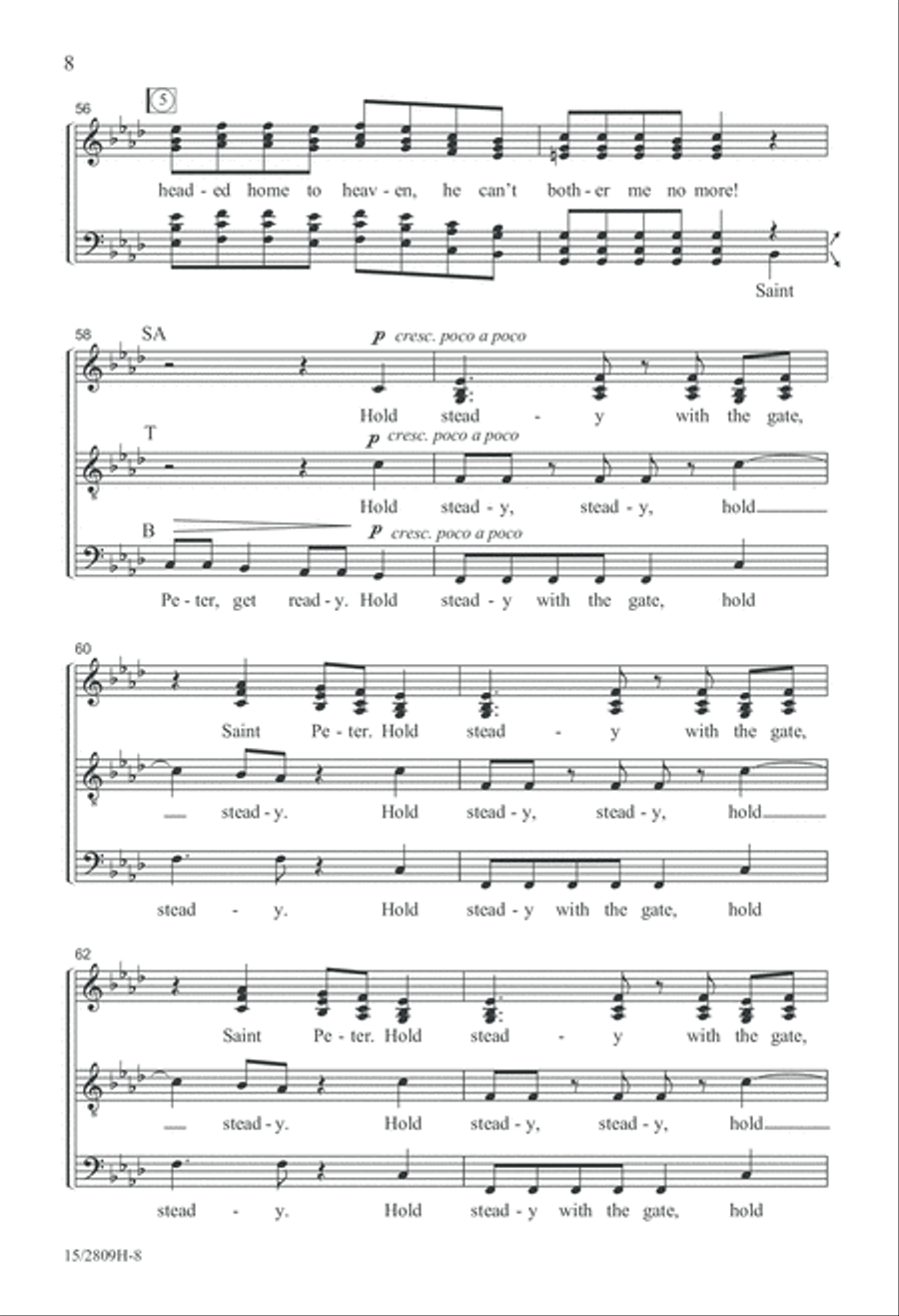 Hold Steady with the Gate Divisi scores gallery preview page 9