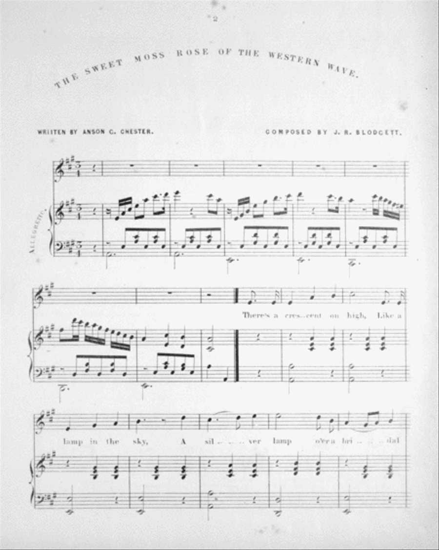 The Sweet Moss Rose of the Western Waves Voice scores gallery preview page 2