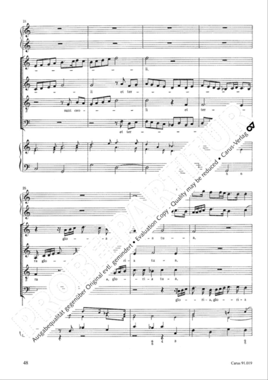 Non sine quare 4-Part scores gallery preview page 51