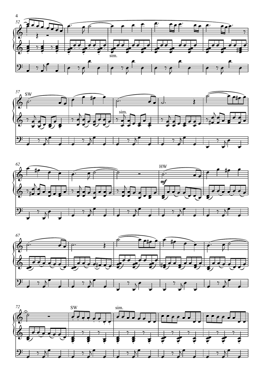 Echoes of Joy for organ Organ Solo scores gallery preview page 4