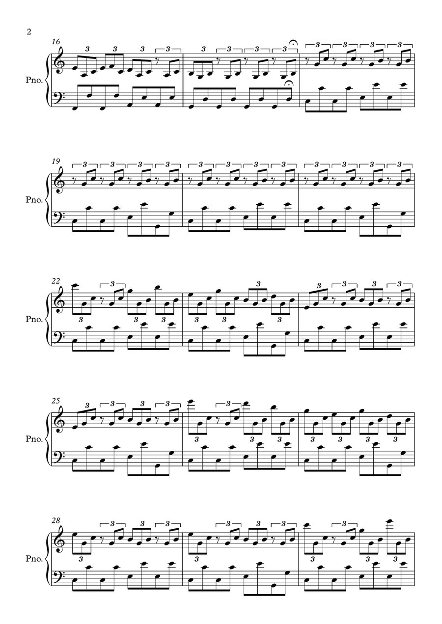 September Song Piano Solo scores gallery preview page 2