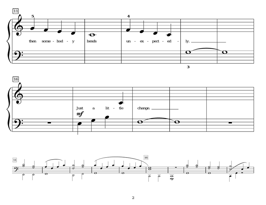 Beauty And The Beast (arr. Fred Kern) Piano Method scores gallery preview page 2