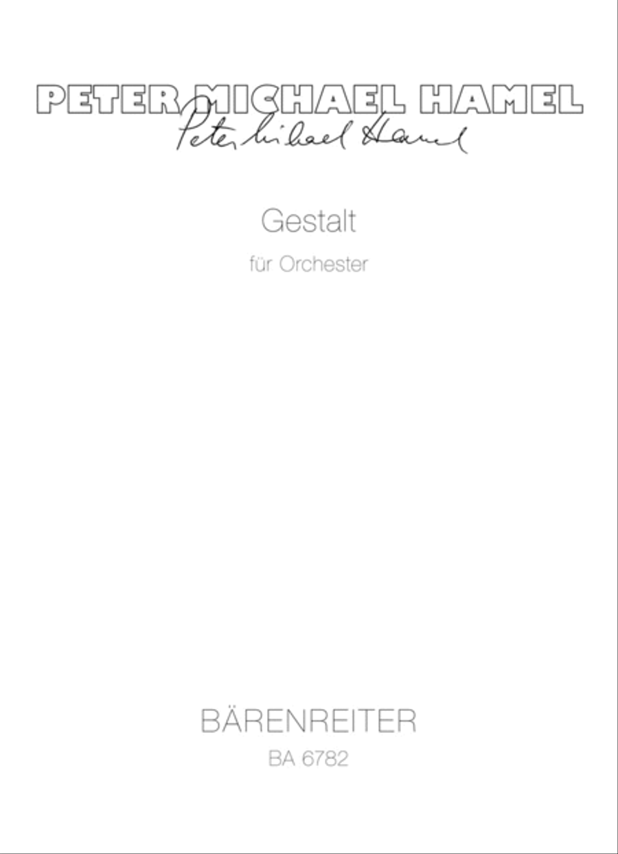 Gestalt for Orchestra TB scores gallery preview page 1
