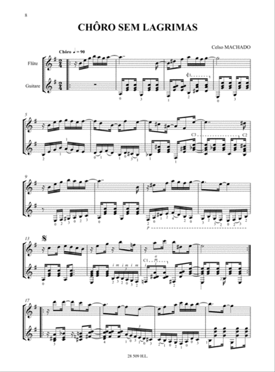 Sambamar - 6 Pieces Flute scores gallery preview page 4
