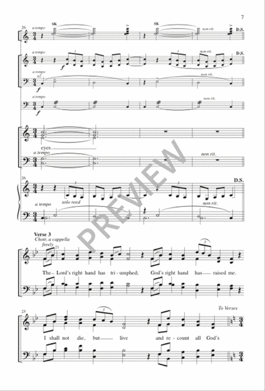 This is the Day the Lord Has Made 4-Part scores gallery preview page 7