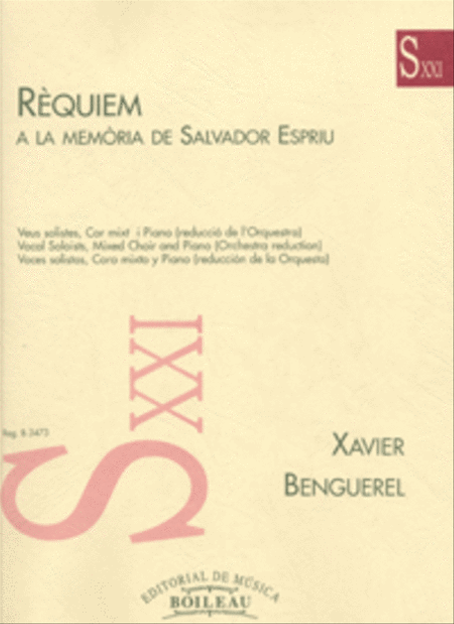 Requiem Voces, Coro y Piano (Reduccion)