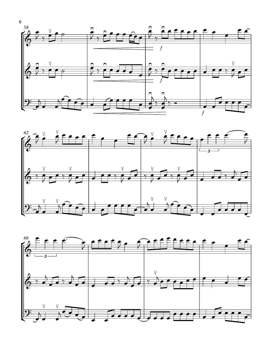 Senorita String Trio scores gallery preview page 6