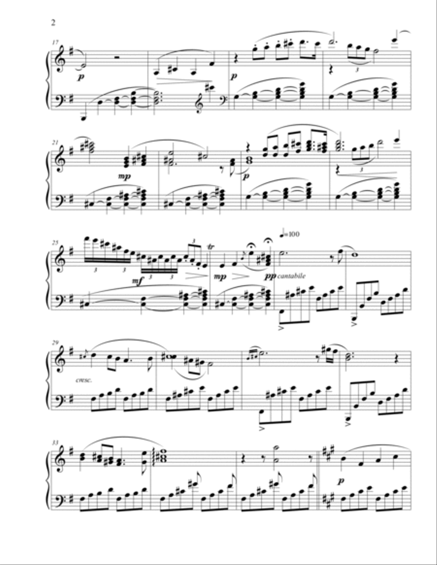 Inside Someone's Dream Piano Solo scores gallery preview page 2
