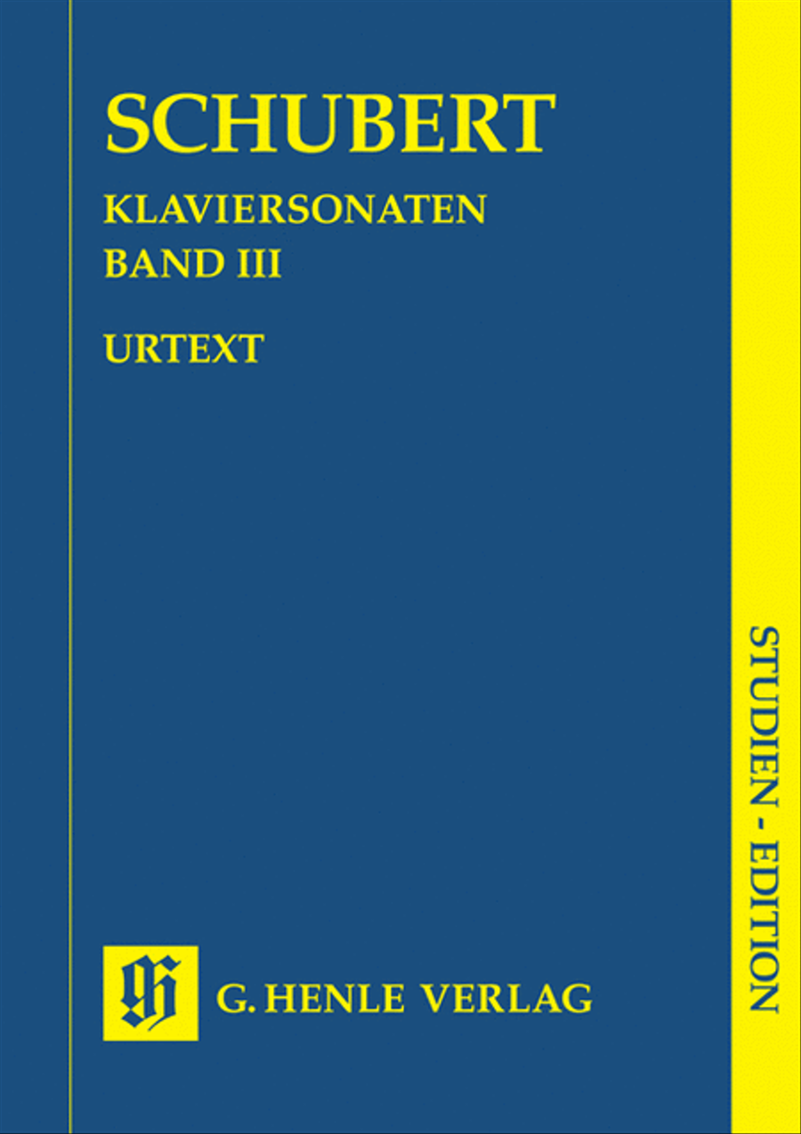 Piano Sonatas – Volume III (Early and Unfinished Sonatas) Piano Solo scores gallery preview page 1