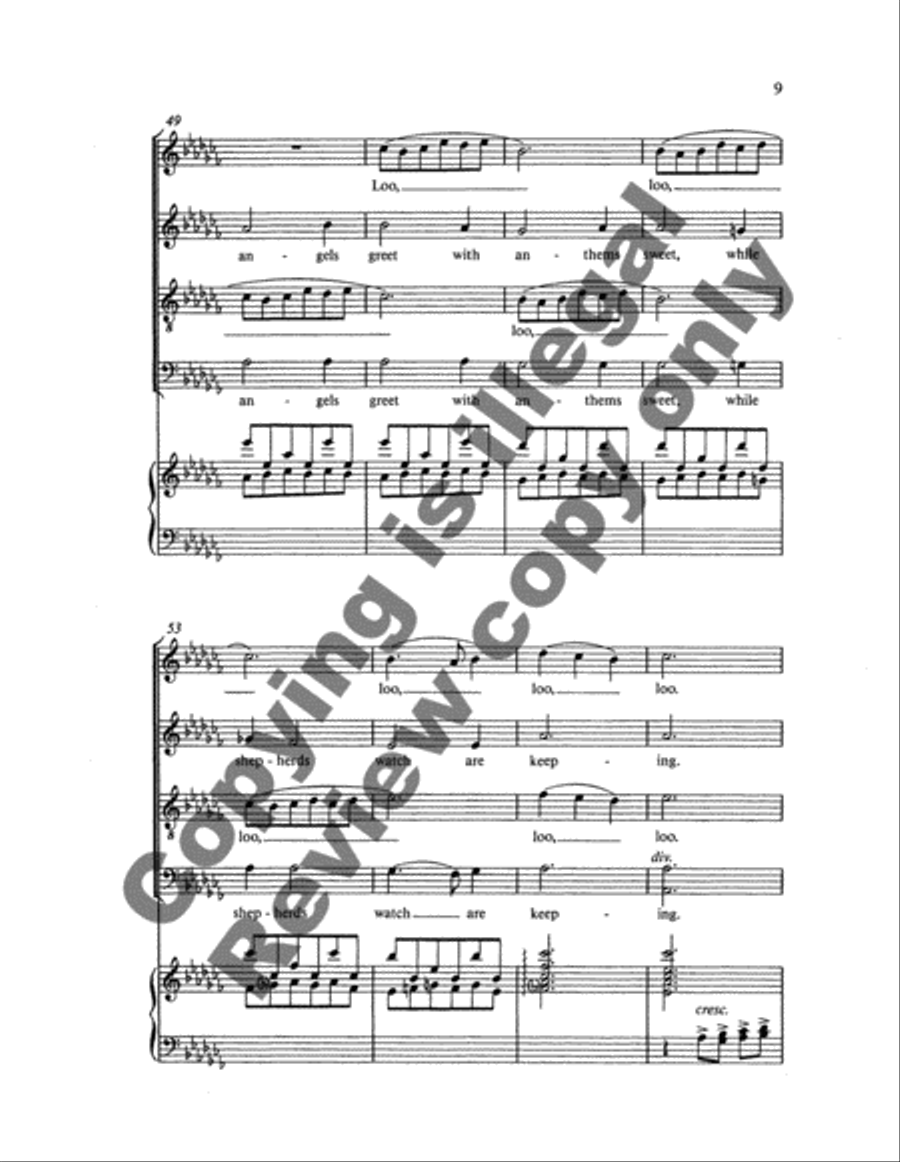 Christmas Trilogy: 2. What Child Is This? 4-Part scores gallery preview page 11