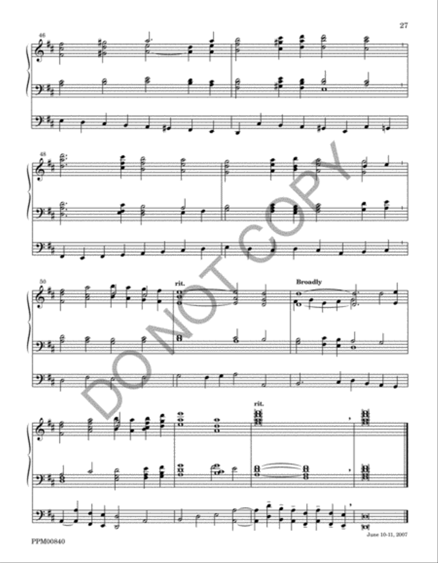 I Sing the Almighty Power of God: Organ Voluntaries on the Hymn Tunes of Ralph Vaughan Williams Volume III Organ scores gallery preview page 30
